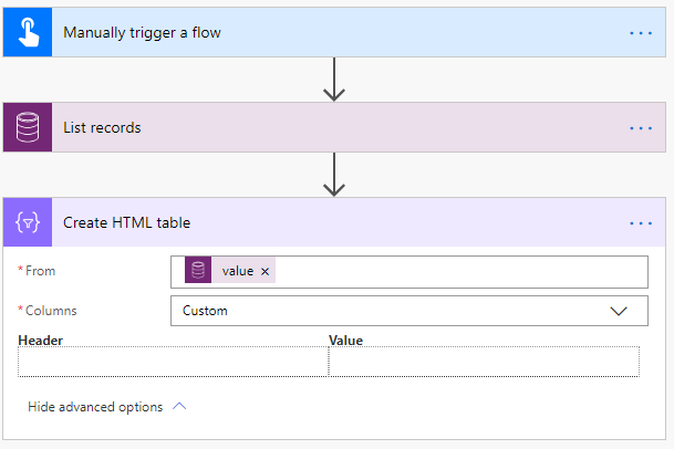 Working with tables Automate Flows – It Ain't Boring